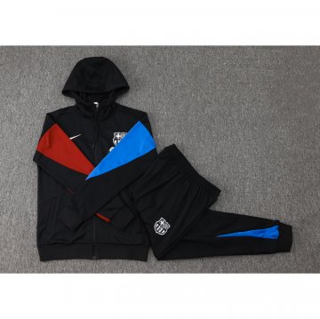 Chandal con Capucha del Barcelona 24-25 Negro