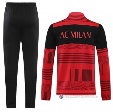 Chandal de Chaqueta del AC Milan 22-23 Rojo
