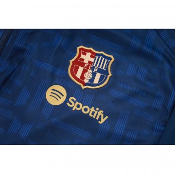 Chandal de Chaqueta del Barcelona 24-25 Azul Oscuro