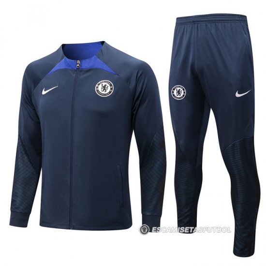 Chandal de Chaqueta del Chelsea 2022-23 Azul - Haga un click en la imagen para cerrar