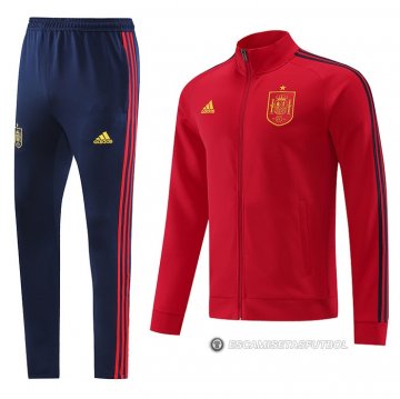 Chandal de Chaqueta del Espana 22-23 Rojo