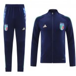 Chandal de Chaqueta del Italia 24-25 Azul
