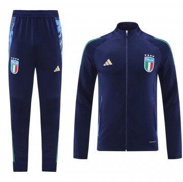 Chandal de Chaqueta del Italia 24-25 Azul