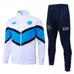 Chandal de Chaqueta del Napoli 25-26 Blanco Azul