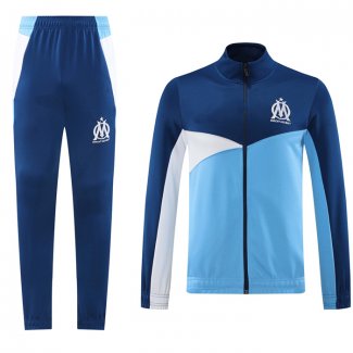 Chandal de Chaqueta del Olympique Marsella 24-25 Azul