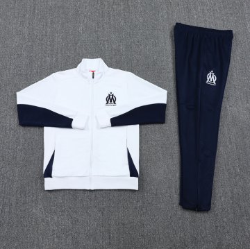 Chandal de Chaqueta del Olympique Marsella 24-25 Blanco