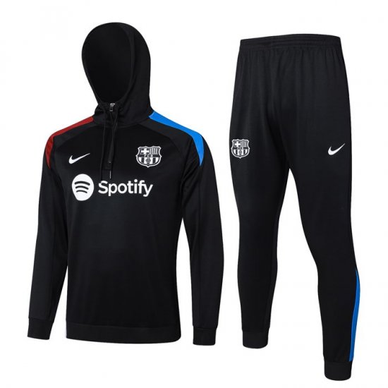 Chandal de Sudadera del Barcelona 2024-25 Negro - Haga un click en la imagen para cerrar