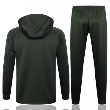 Chandal de Sudadera del Barcelona 23-24 Verde Oscuro