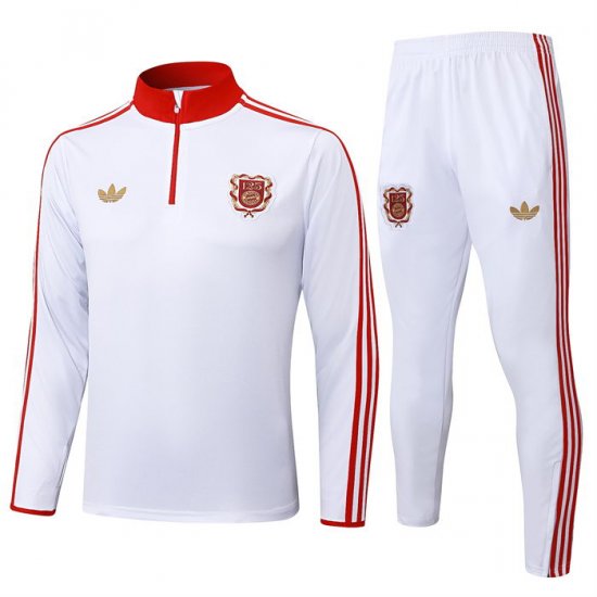 Chandal de Sudadera del Bayern Munich 25-26 Blanco - Haga un click en la imagen para cerrar