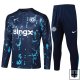 Chandal de Sudadera del Chelsea Nino 24-25 Azul Oscuro