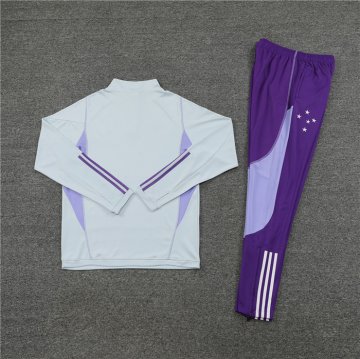 Chandal de Sudadera del Cruzeiro Nino 23-24 Gris