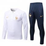 Chandal de Sudadera del Francia Nino 22-23 Blanco
