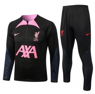 Chandal de Sudadera del Liverpool Nino 2022-23 Negro