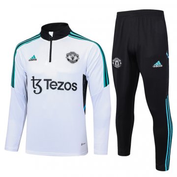 Chandal de Sudadera del Manchester United 2023-24 Blanco