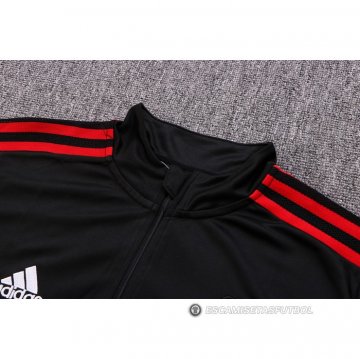 Chandal de Sudadera del Manchester United 22-23 Negro