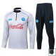 Chandal de Sudadera del Napoli Nino 25-26 Blanco