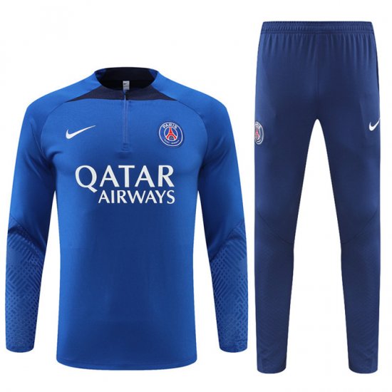 Chandal de Sudadera del Paris Saint-Germain 2022-23 Azul Oscuro - Haga un click en la imagen para cerrar