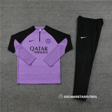 Chandal de Sudadera del Paris Saint-Germain 23-24 Purpura
