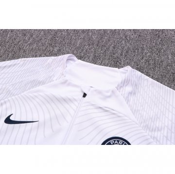 Chandal de Sudadera del Paris Saint-Germain Nino 2022-23 Blanco