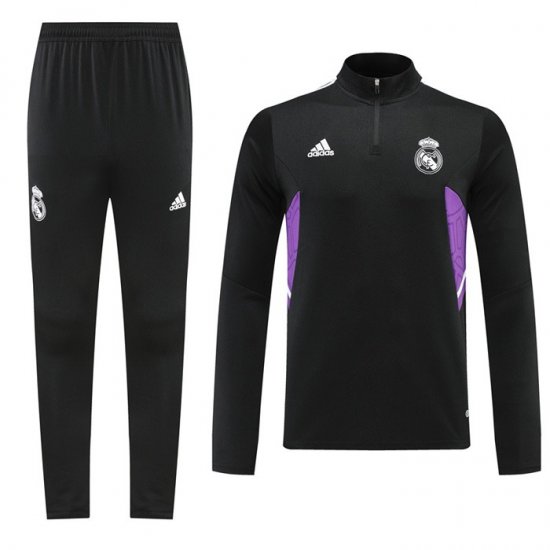 Chandal de Sudadera del Real Madrid 22-23 Negro - Haga un click en la imagen para cerrar