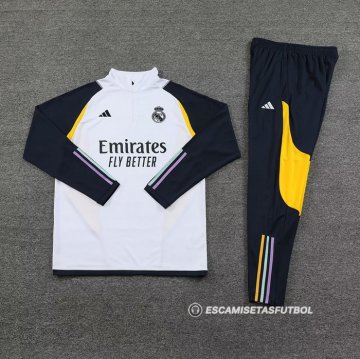 Chandal de Sudadera del Real Madrid 23-24 Blanco