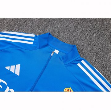 Chandal de Sudadera del Real Madrid Nino 25-26 Azul