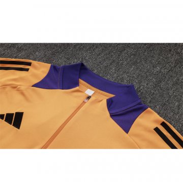 Chandal de Sudadera del Real Madrid Nino 24-25 Amarillo
