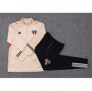 Chandal de Sudadera del Sao Paulo 23-24 Amarillo