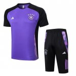 Chandal del Alemania Manga Corta 2024-25 Purpura - Pantalon Corto