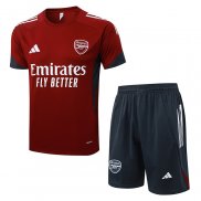 Chandal del Arsenal Manga Corta 25-26 Rojo - Pantalon Corto