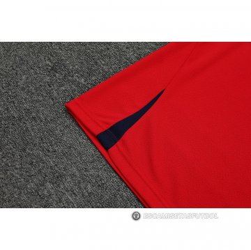Chandal del Atletico Madrid Manga Corta 22-23 Rojo - Pantalon Corto