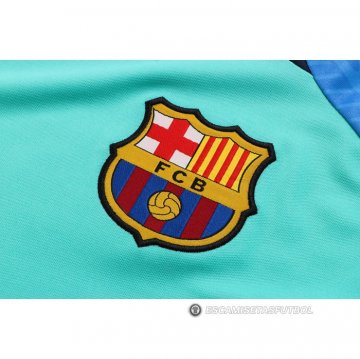 Chandal del Barcelona Manga Corta 22-23 Verde - Pantalon Corto