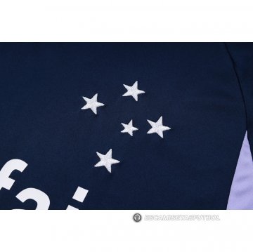 Chandal del Cruzeiro Manga Corta 23-24 Azul