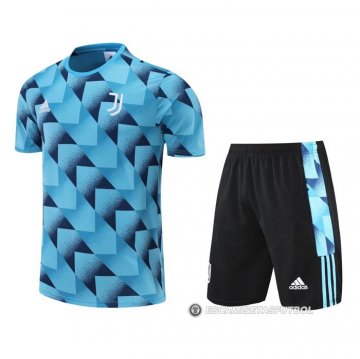 Chandal del Juventus Manga Corta 2022-23 Azul - Pantalon Corto