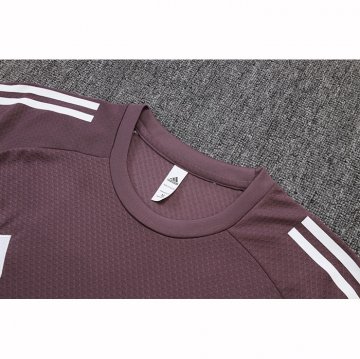 Chandal del Manchester United Manga Corta 25-26 Marron - Pantalon Corto