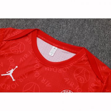 Chandal del Paris Saint-Germain Jordan Manga Corta 2024-25 Rojo - Pantalon Corto