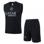 Chandal del Paris Saint-Germain Sin Mangas 25-26 Negro