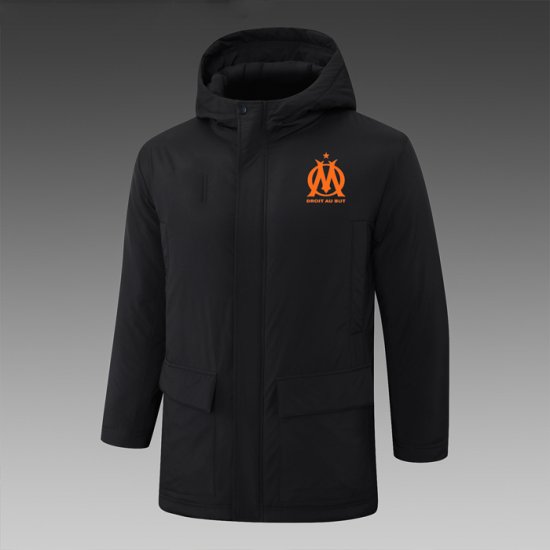 Chaqueta Invierno del Olympique Marsella 24-25 Negro - Haga un click en la imagen para cerrar