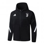 Chaqueta con Capucha del Juventus 25-26 Negro