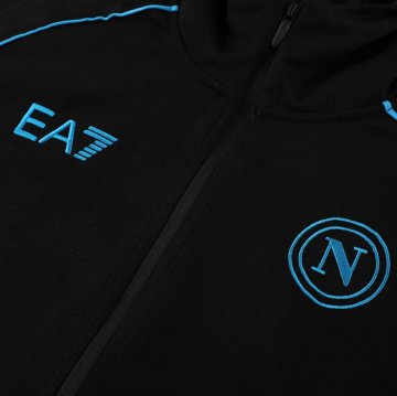 Chaqueta con Capucha del Napoli 23-24 Negro