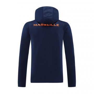 Chaqueta con Capucha del Olympique Marsella 24-25 Azul