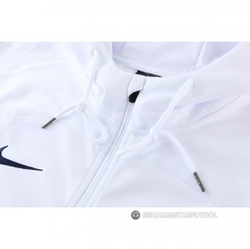 Chaqueta con Capucha del Paris Saint-Germain 2022-23 Blanco