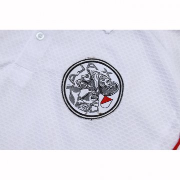 Conjunto Polo del Ajax 25-26 Blanco