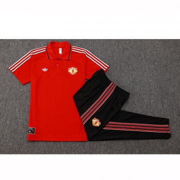 Conjunto Polo del Manchester United 25-26 Rojo