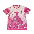 Tailandia Camiseta Brasil Jesus 25-26 Rosa