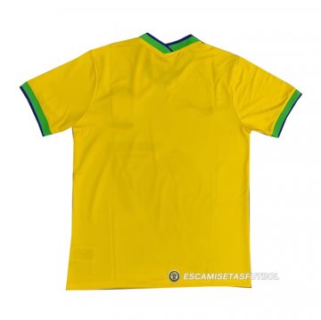 Tailandia Camiseta Brasil Pele Special 2022 Amarillo