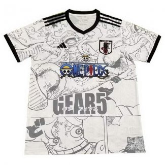 Tailandia Camiseta Japon ONE PIECE 24-25 Blanco