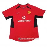 Camiseta del Manchester United 1ª Retro 2002
