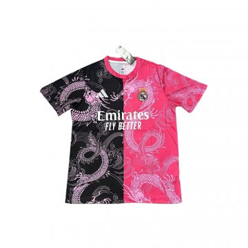 Tailandia Camiseta Real Madrid Dragon 2025-26 Negro Rosa