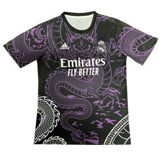 Tailandia Camiseta Real Madrid Dragon 24-25 Negro Purpura - Haga un click en la imagen para cerrar